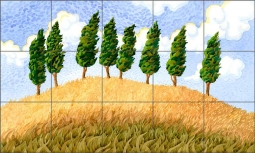 Peace of Mind by Robin Wethe Altman Ceramic Tile Mural RWA022