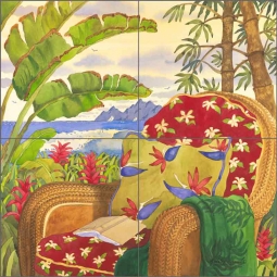After a Long Day by Robin Wethe Altman Ceramic Tile Mural RWA039