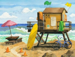 Beach House by Robin Wethe Altman Accent & Decor Tile RWA044AT