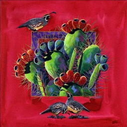 Desert Brilliance by Susan Libby Floor Tile Art SLA026FL