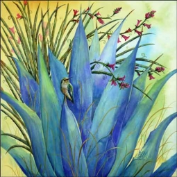 Resting Point by Susan Libby Ceramic Accent Tile - SLA051AT