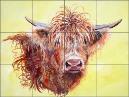 Scotty by Susan Libby Ceramic Tile Mural SLA060