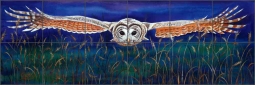 Evening Glider by Susan Libby Ceramic Tile Mural SLA073