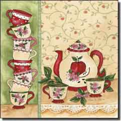 Mullen Apple Tea Ceramic Accent Tile 6" x 6" - SM002AT