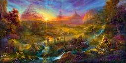 The Becoming by Tom duBois Ceramic Tile Mural - TDA011