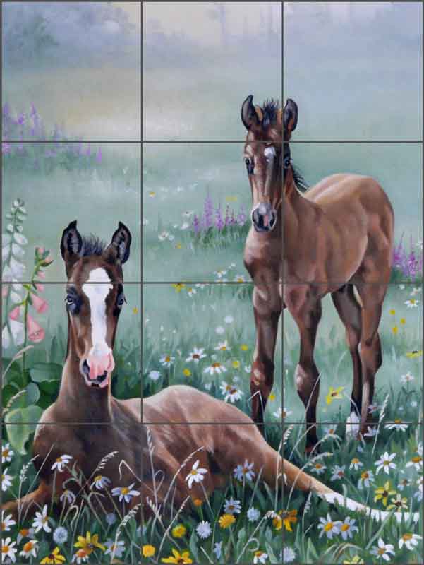 Time Out by Verdayle Forget Ceramic Tile Mural - VFA019