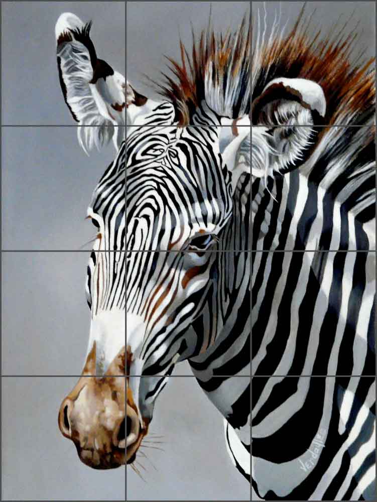 Grevy's Baby by Verdayle Forget Ceramic Tile Mural - VFA025