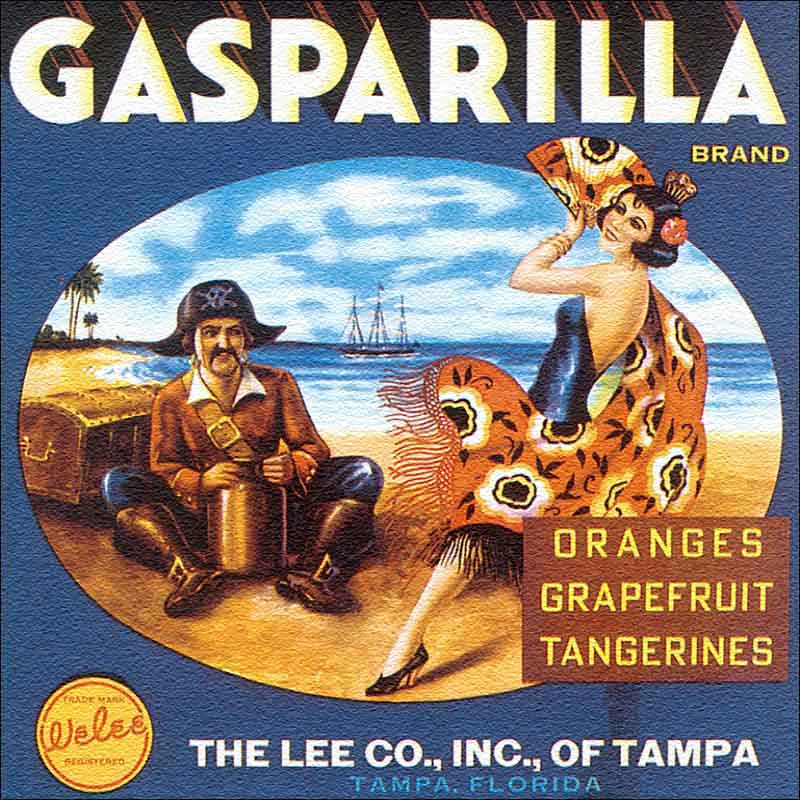 Gasparilla Label by DP Art Floor Accent Tile - VLA072AT