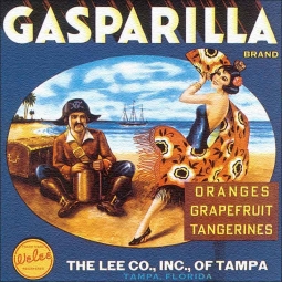 Gasparilla Label by DP Art Floor Accent Tile - VLA072AT