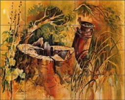 Relics by Warren Cullar Ceramic Tile Mural - WC115