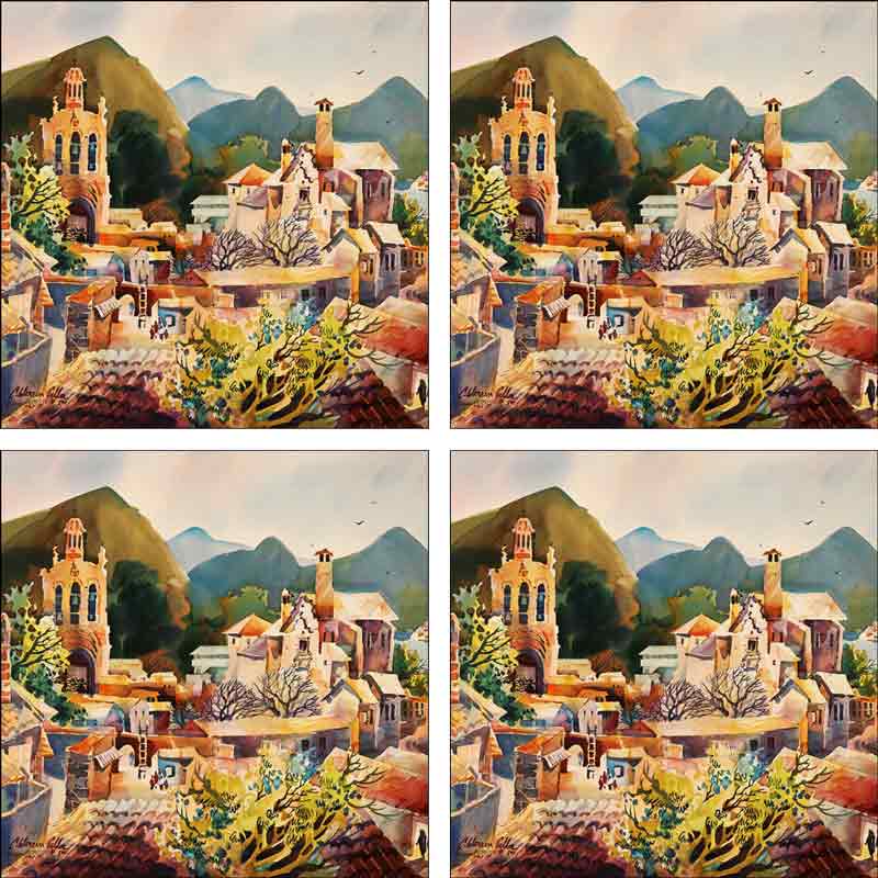 Mexico by Warren Cullar Ceramic Accent & Decor Tile Set - WC117AT