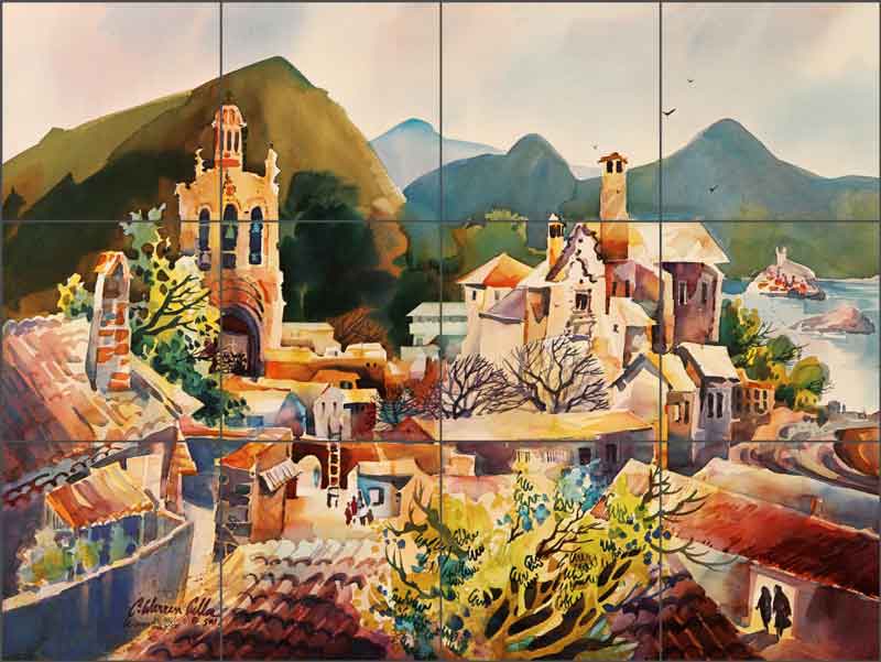 Mexico by Warren Cullar Ceramic Tile Mural - WC117