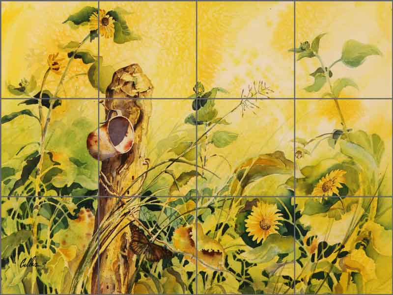 Country Life by Warren Cullar Ceramic Tile Mural - WC127