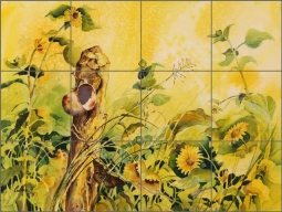 Country Life by Warren Cullar Ceramic Tile Mural - WC127