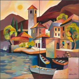 Cyprus I by Warren Cullar Ceramic Tile Mural WC32
